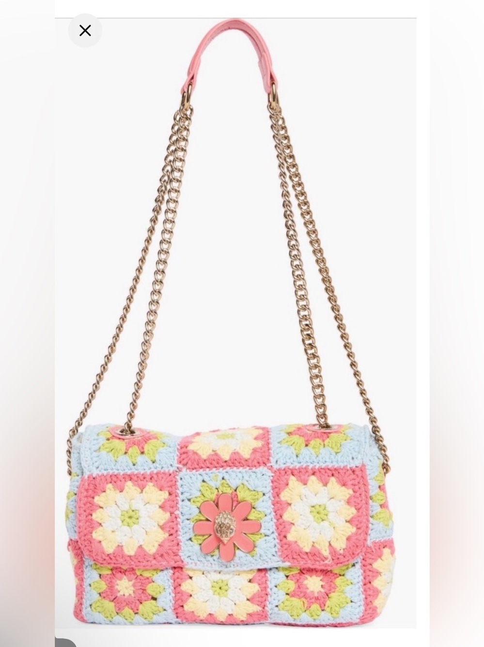 Kurt Geiger London Crochet Kensington Shoulder Bag